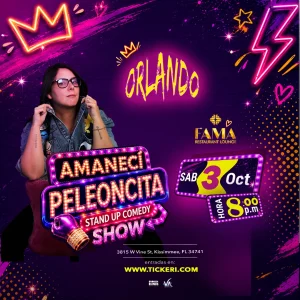 La reina del Show Amaneci peleoncita show Orlando