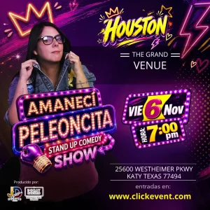 La reina del Show Amaneci peleoncita show Houston