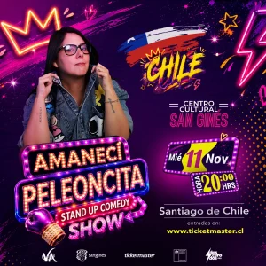La reina del Show Amaneci peleoncita show Chile